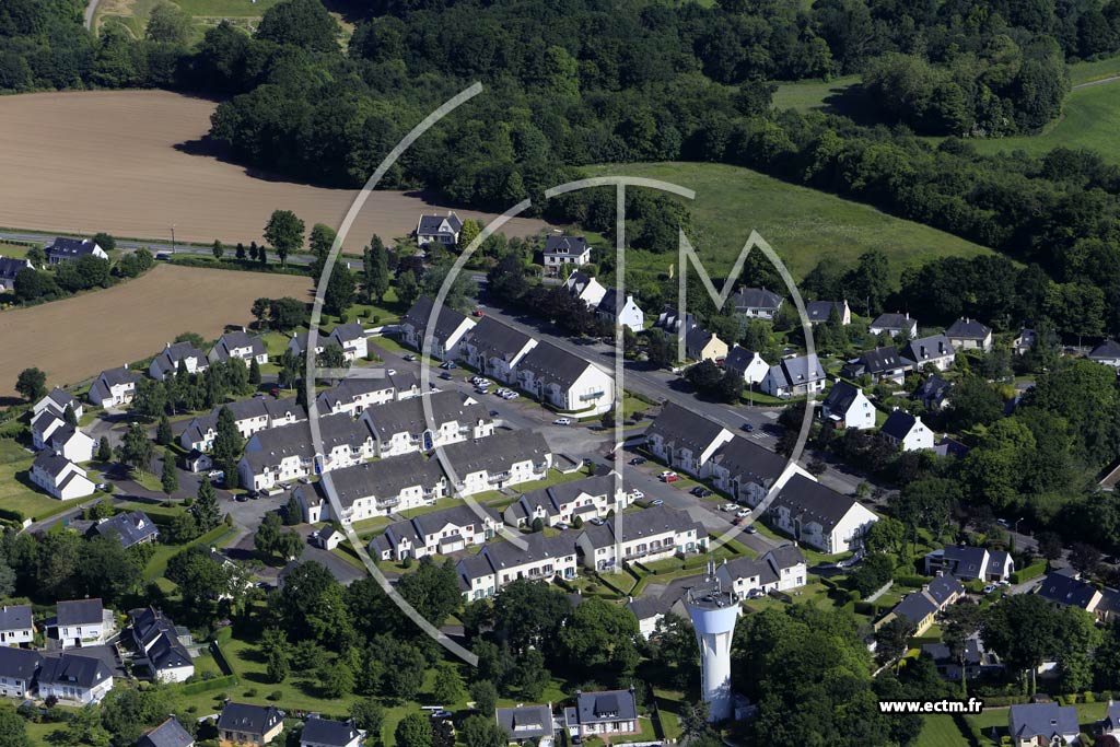Photo arienne de Pontivy
