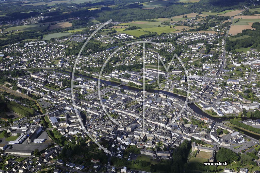 Photo arienne de Pontivy