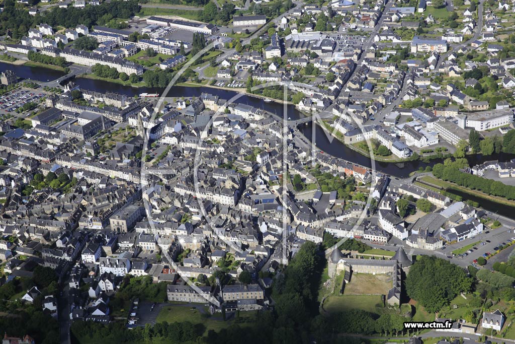 Photo arienne de Pontivy