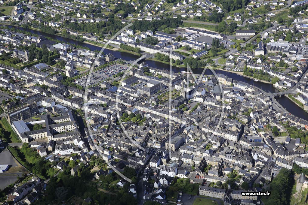 Photo arienne de Pontivy