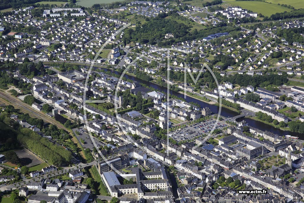 Photo arienne de Pontivy
