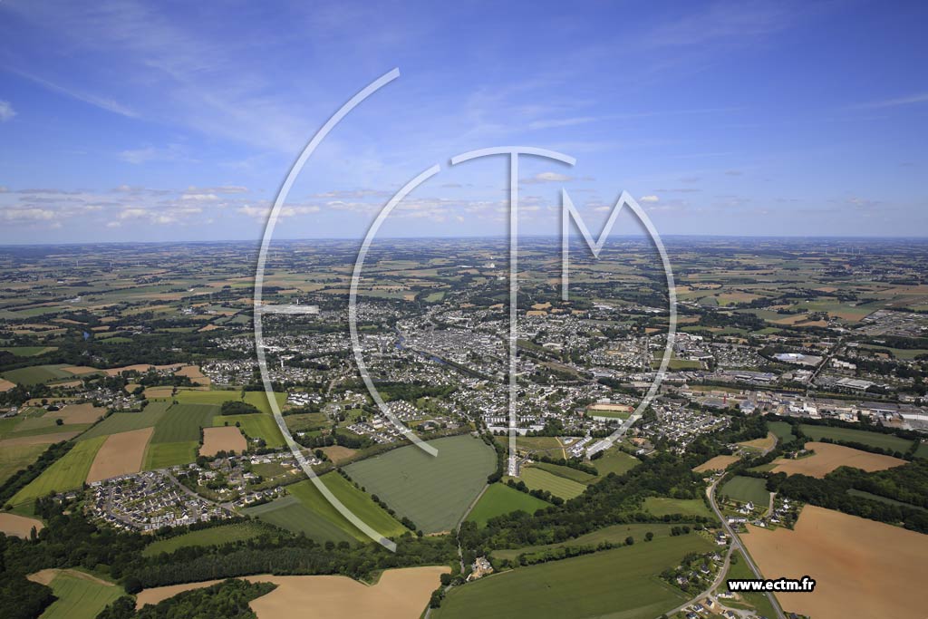 Photo arienne de Pontivy