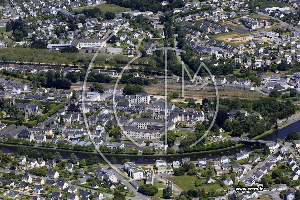 Photo arienne de Pontivy