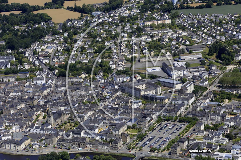 Photo arienne de Pontivy