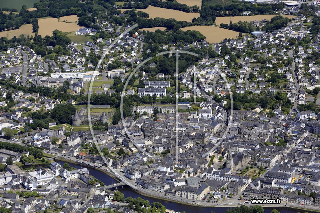 Photo arienne de Pontivy