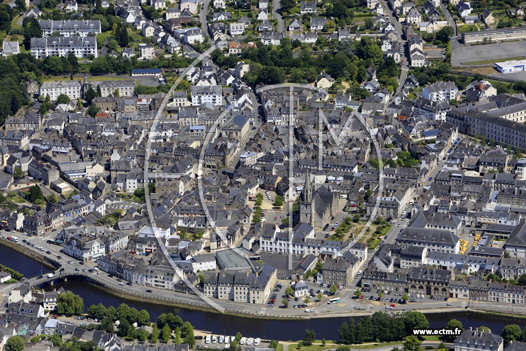 Photo arienne de Pontivy