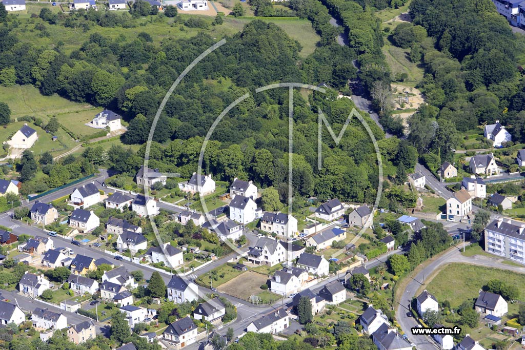 Photo arienne de Pontivy (Cit du Vlodrome)