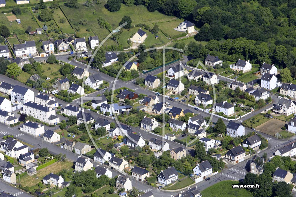 Photo arienne de Pontivy (Cit du Vlodrome)