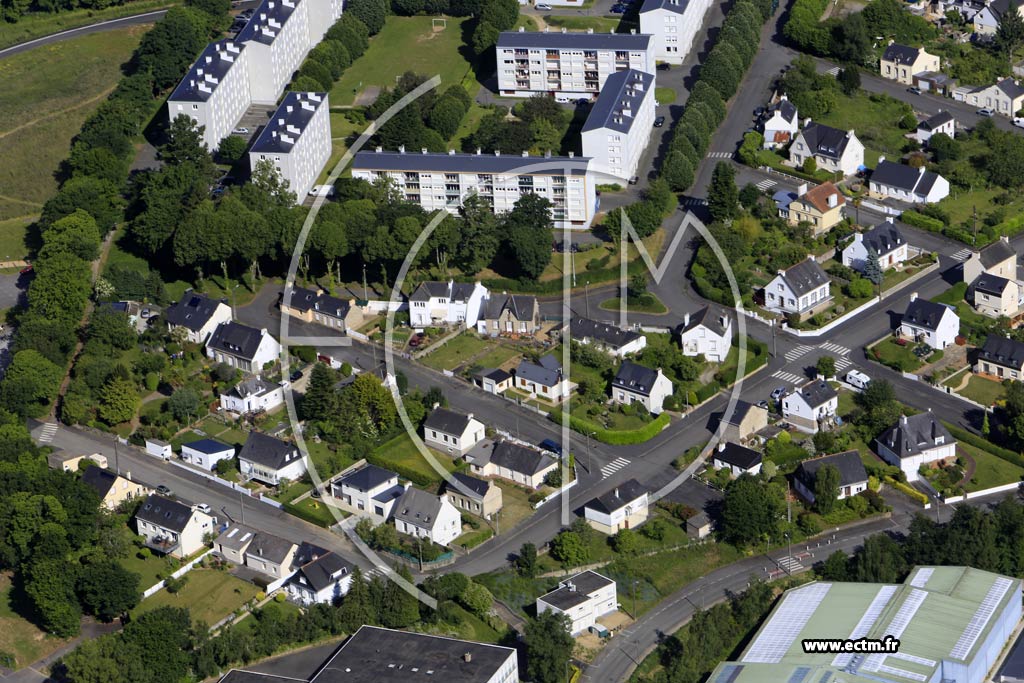Photo arienne de Pontivy (Cit du Vlodrome)