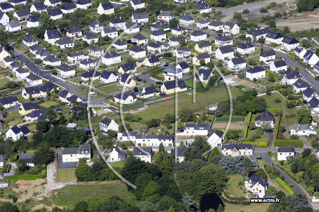 Photo arienne de Pontivy (Kerduval)