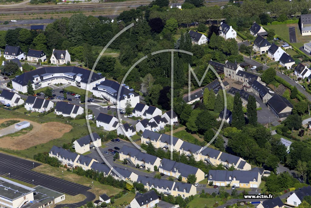 Photo arienne de Pontivy (Kerimaux)