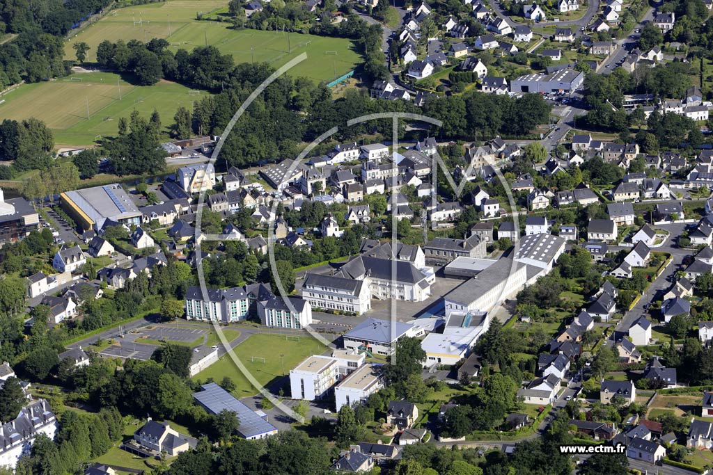Photo arienne de Pontivy (Kermagot - Belle Vue)