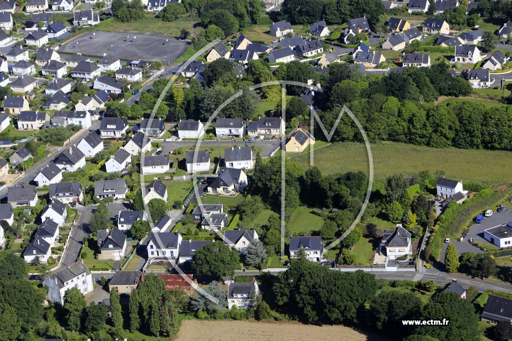 Photo arienne de Pontivy (Kermagot - Belle Vue)