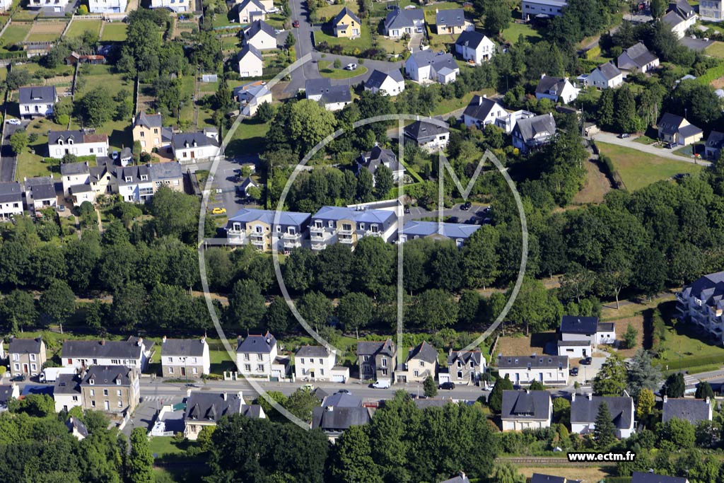 Photo arienne de Pontivy (la Villeneuve)