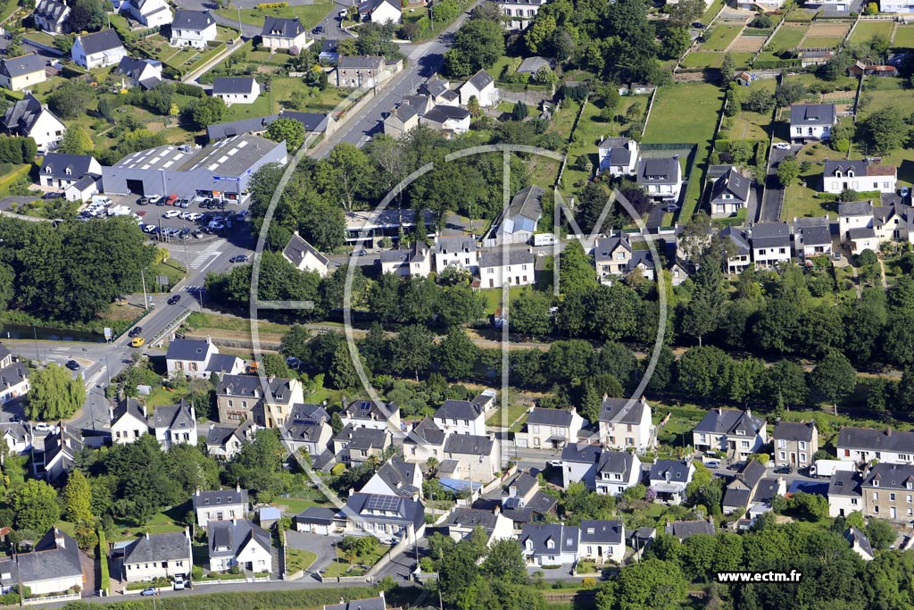 Photo arienne de Pontivy (la Villeneuve)