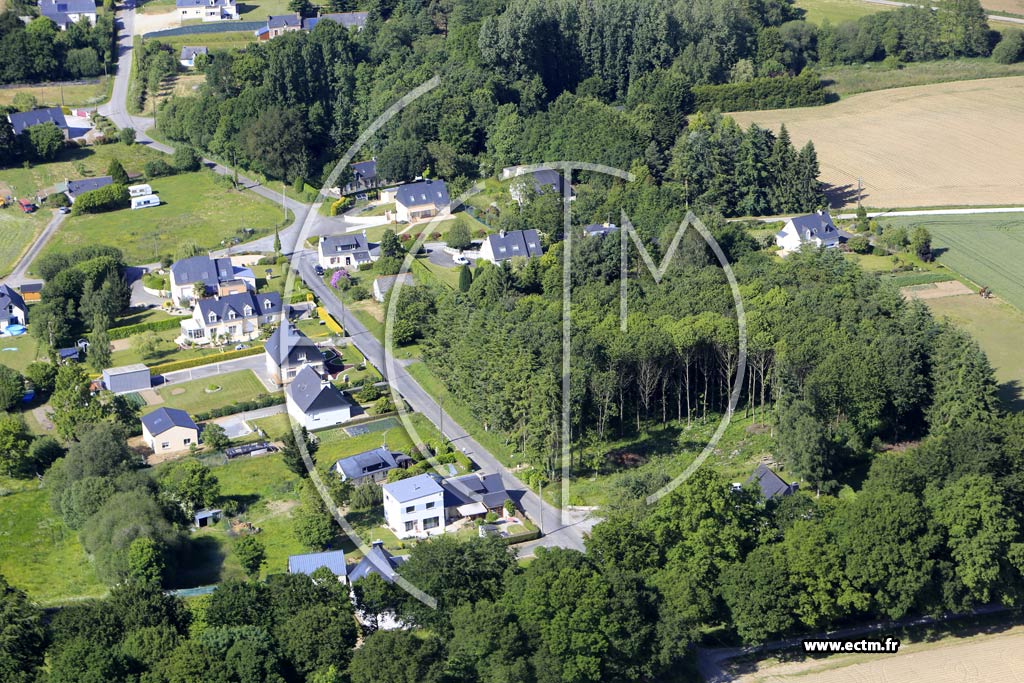 Photo arienne de Saint-Gonnery