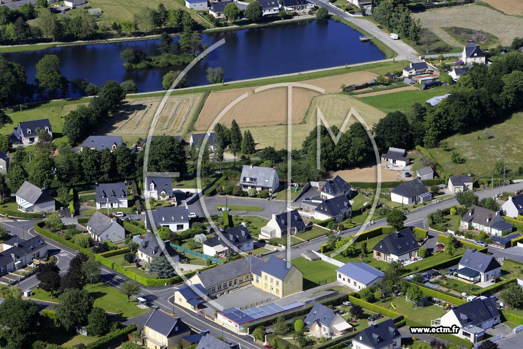 Photo arienne de Saint-Gonnery