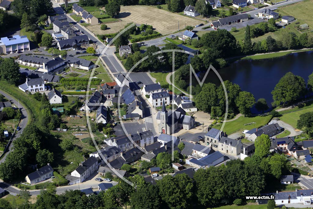 Photo arienne de Saint-Gonnery
