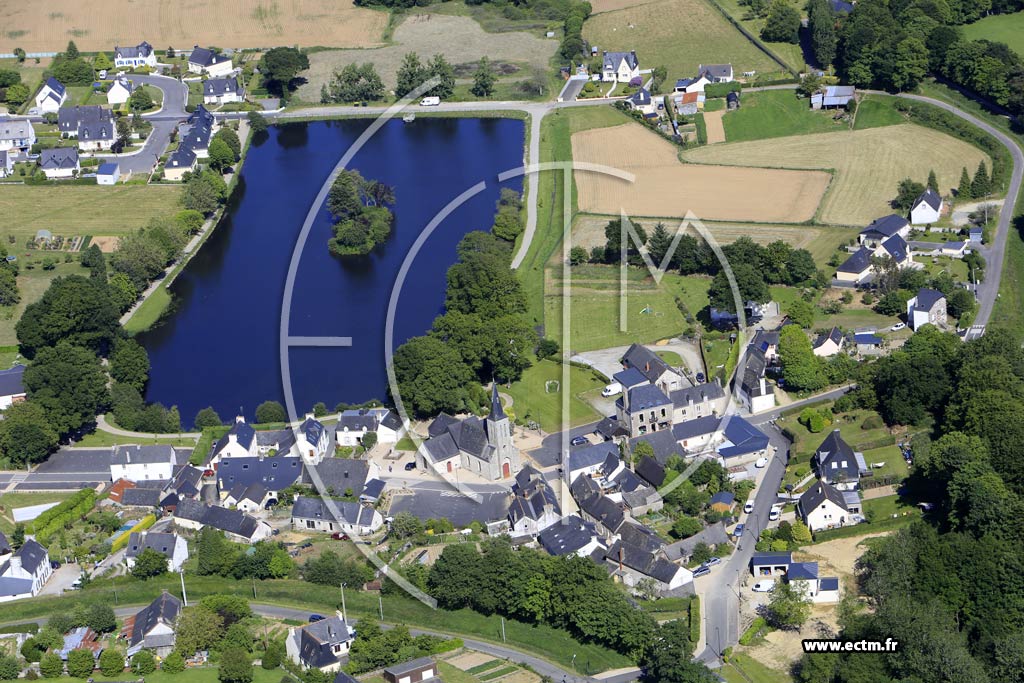 Photo arienne de Saint-Gonnery