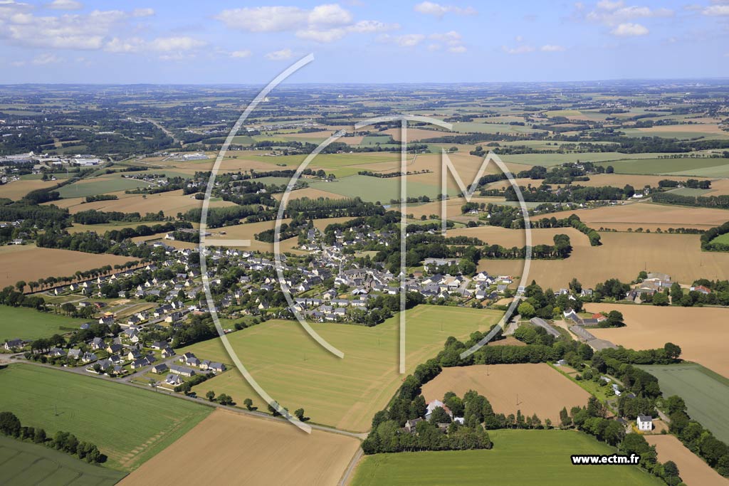Photo arienne de Saint-Thuriau