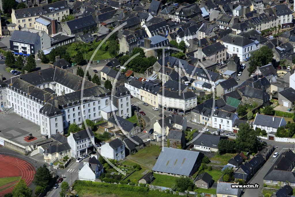 Photo arienne de Carhaix-Plouguer (Centre)