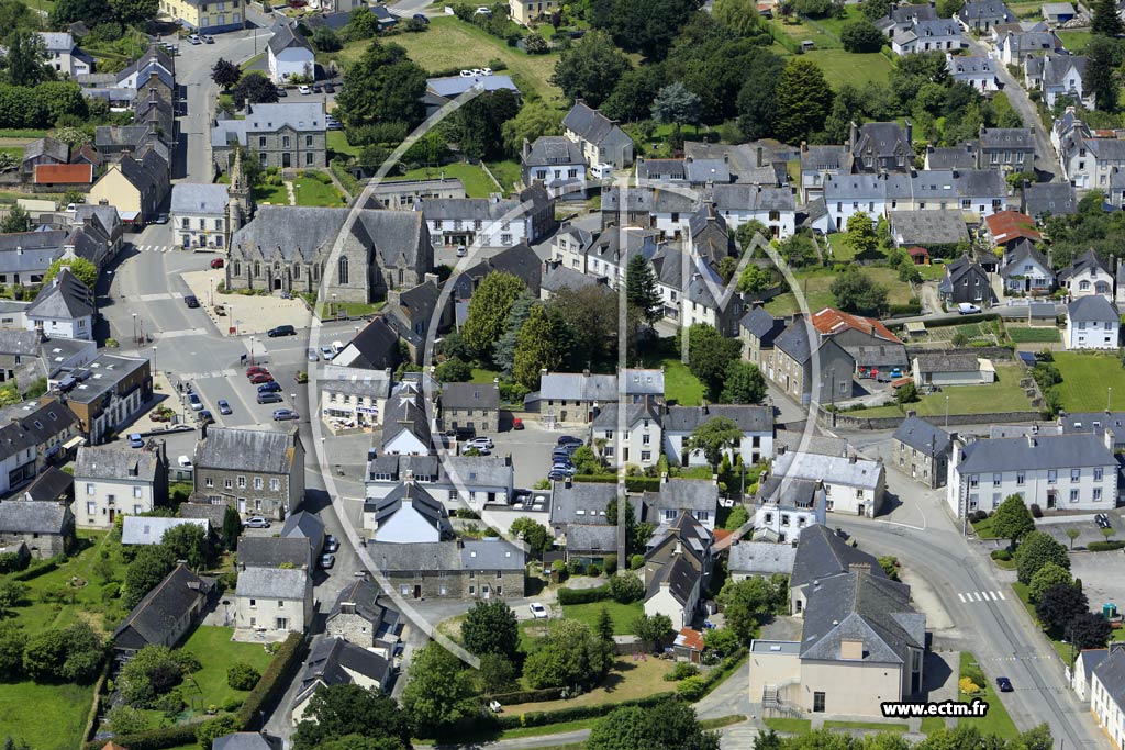 Photo arienne de Mal-Carhaix
