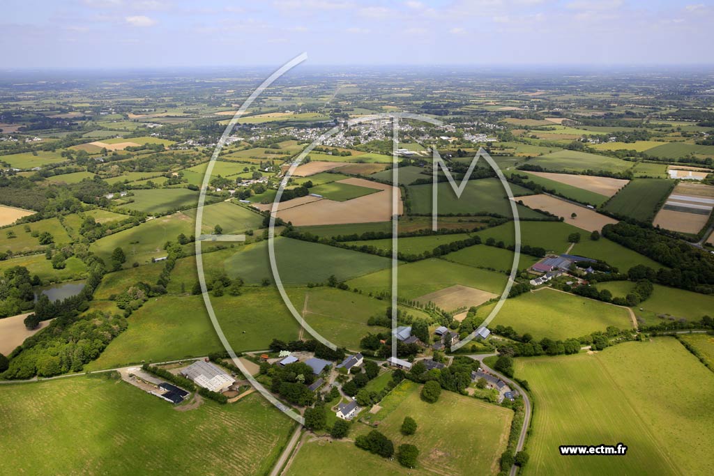 Photo arienne de Bouvron (le Bas Bezoul - le Haut Bezoul)