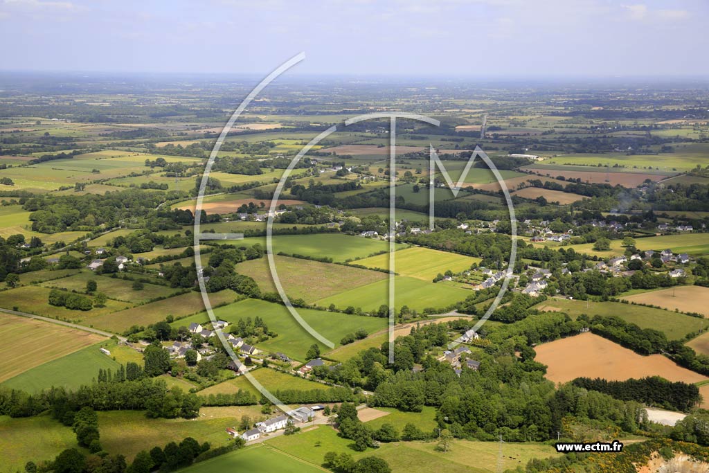 Photo arienne de Campbon (la Mayonnais)