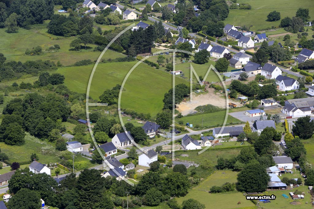 Photo arienne de Crossac (la Martinire)