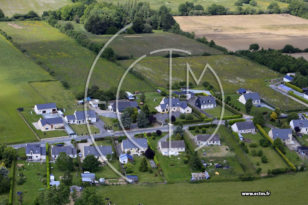 Photo arienne de Dreffac (la Grande Lande)