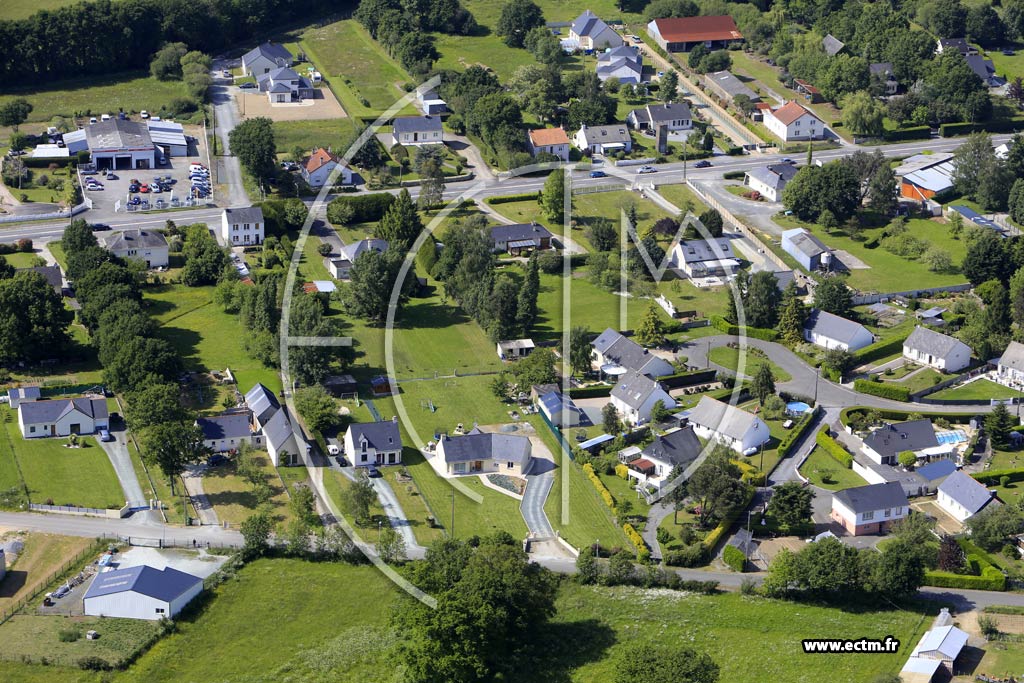 Photo arienne de Dreffac (la Valle du Bourg)