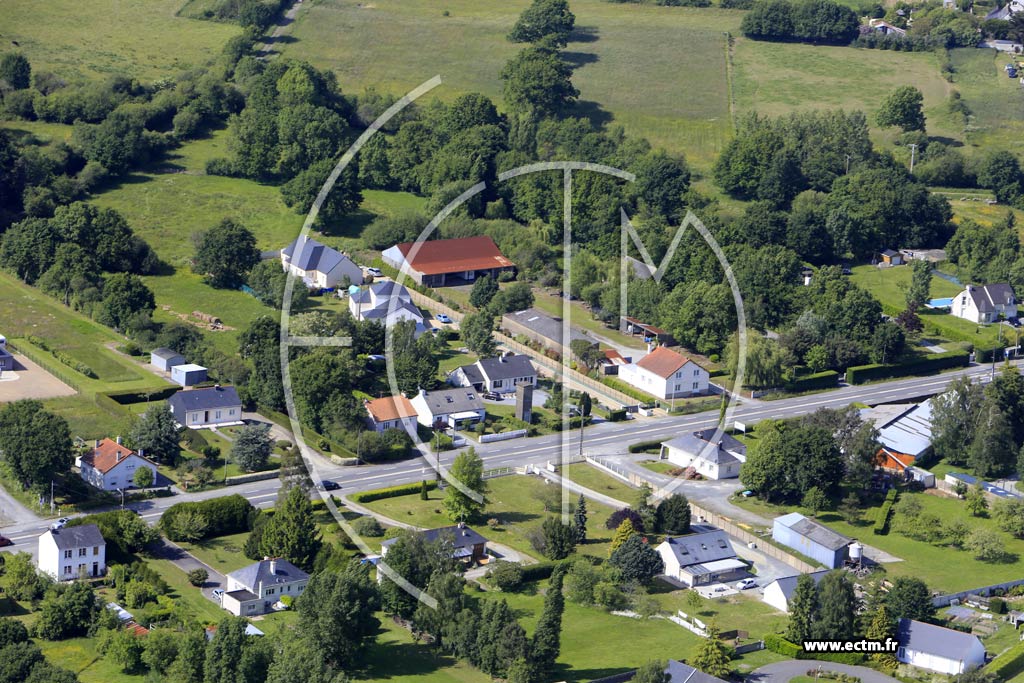 Photo arienne de Dreffac (la Valle du Bourg)