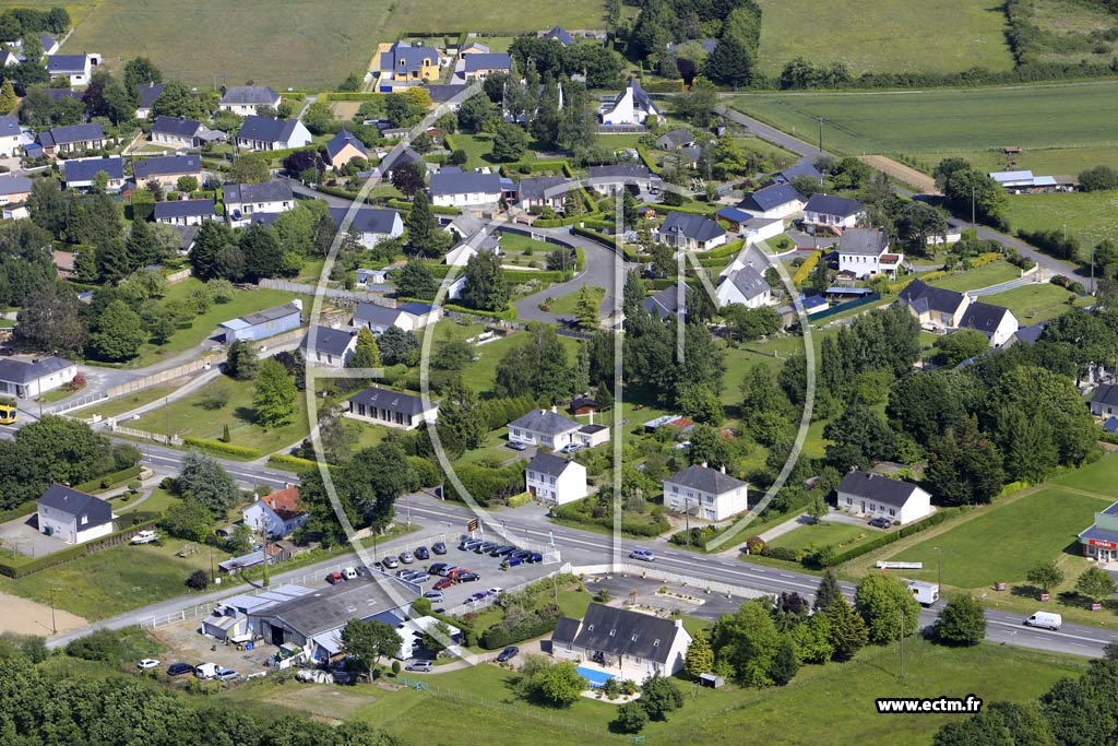 Photo arienne de Dreffac (la Valle du Bourg)