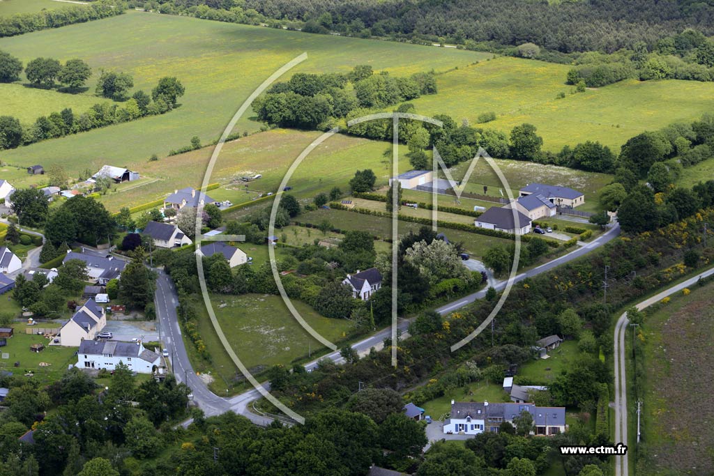Photo arienne de Dreffac (le Moulin de Bilais)