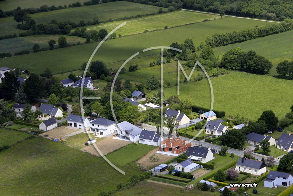 Photo arienne de Dreffac (le Moulin de Bilais)