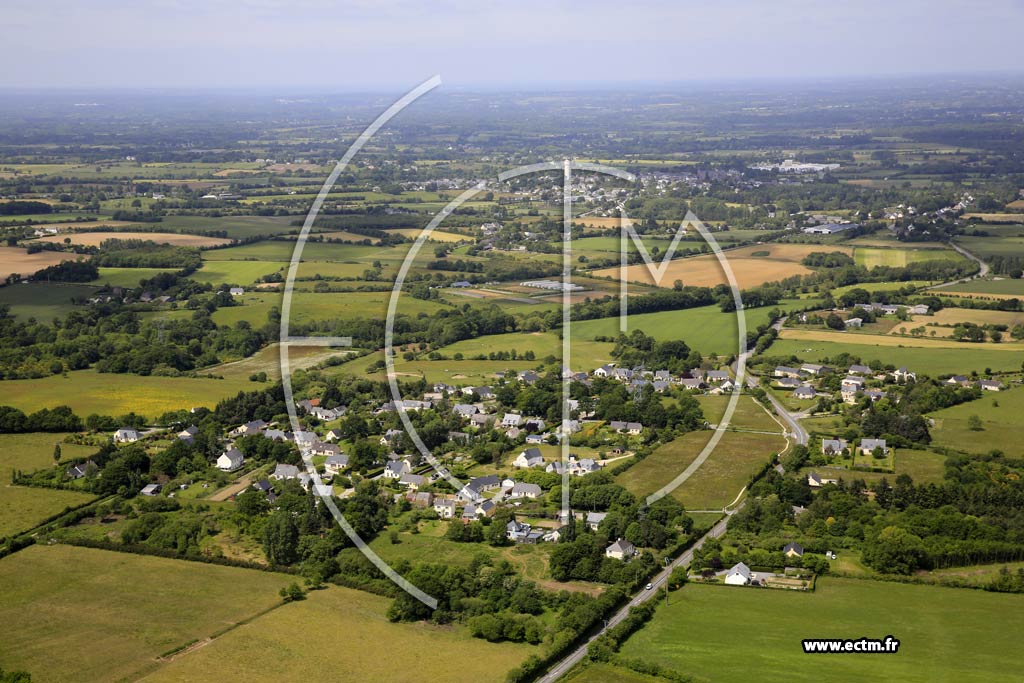 Photo arienne de La Chapelle-Launay (la Galernais)