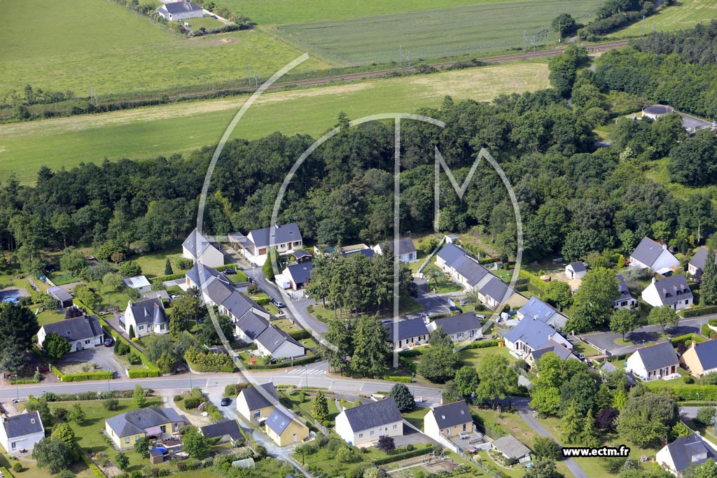 Photo arienne de La Chapelle-Launay (la Valle Mismi)