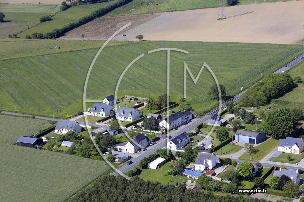 Photo arienne de Missillac (la Croix de Haut)