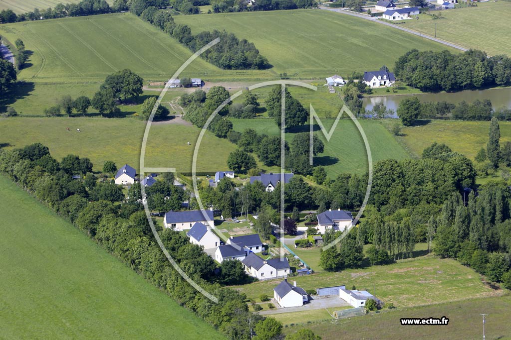 Photo arienne de Missillac (Saint-Jean du Griais)