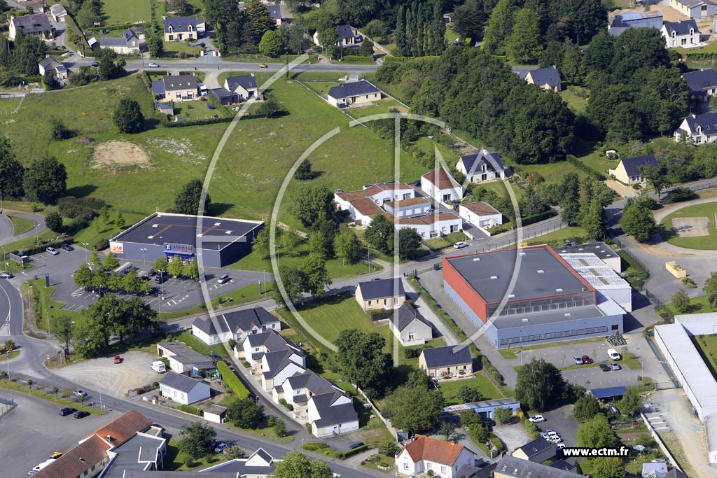 Photo arienne de Saint-Gildas-des-Bois