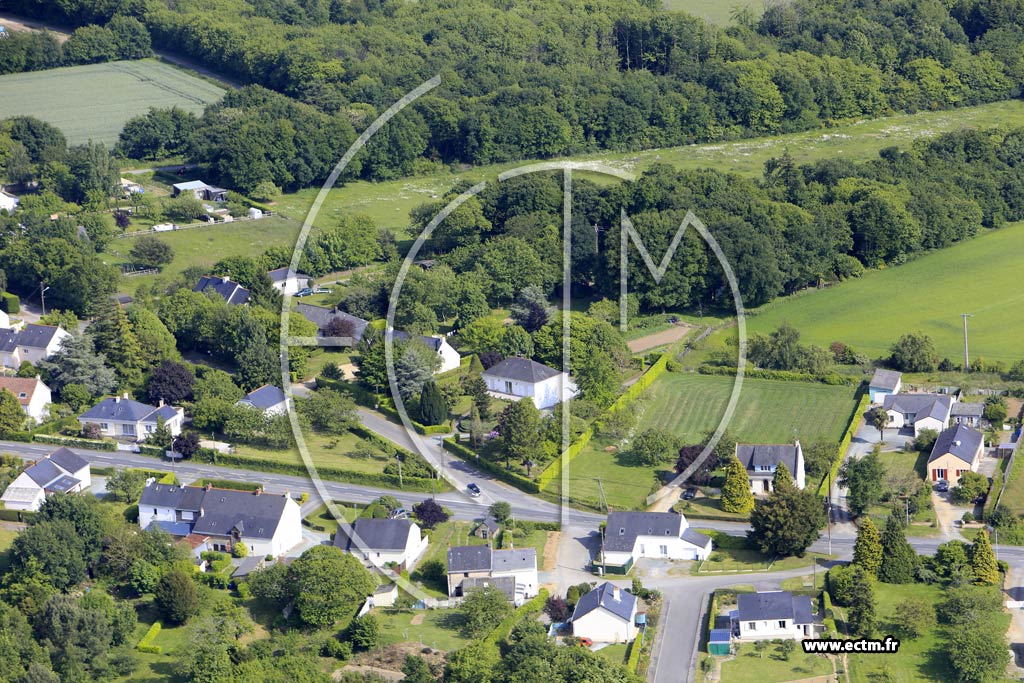 Photo arienne de Saint-Gildas-des-Bois