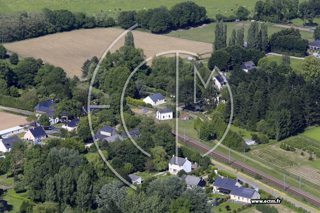 Photo arienne de Saint-Gildas-des-Bois (la Ferme cole)