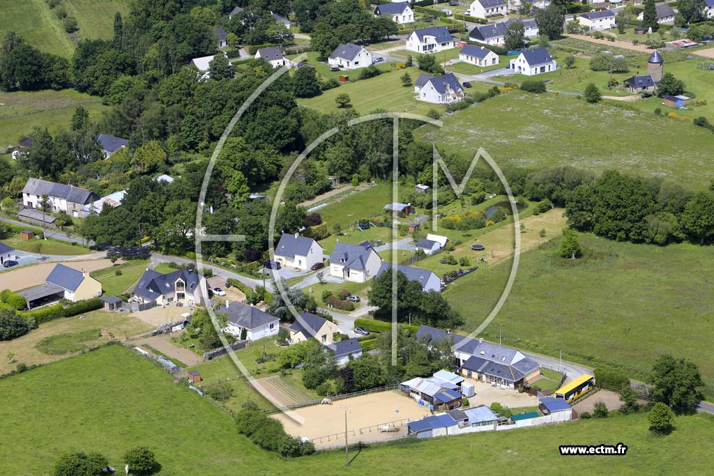 Photo arienne de Sainte-Anne-sur-Brivet (Cotret)