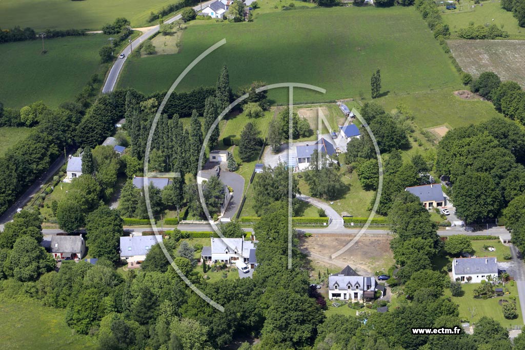 Photo arienne de Sainte-Anne-sur-Brivet (la Villa Le)