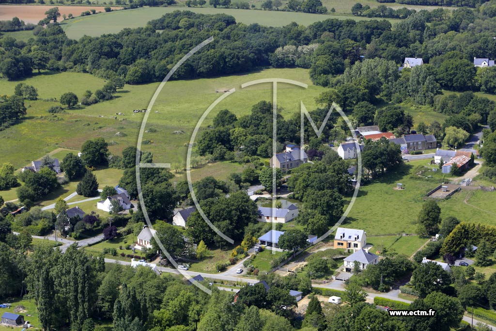 Photo arienne de Sainte-Anne-sur-Brivet (la Ville Beauchette)