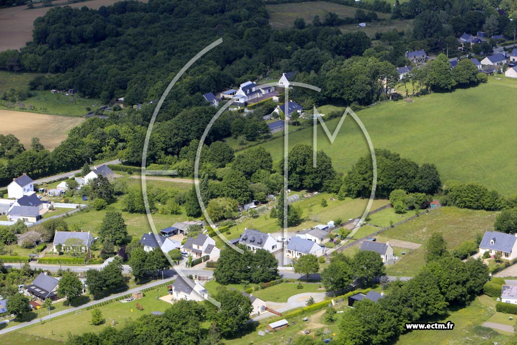 Photo arienne de Sainte-Anne-sur-Brivet (le Perrin)