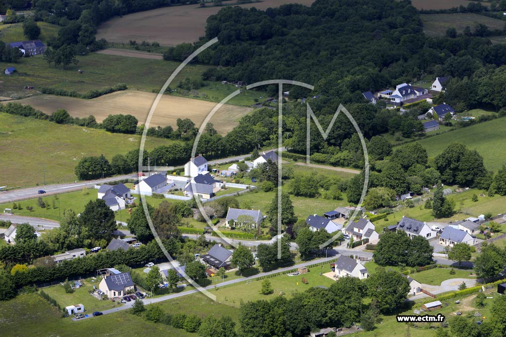 Photo arienne de Sainte-Anne-sur-Brivet (le Perrin)