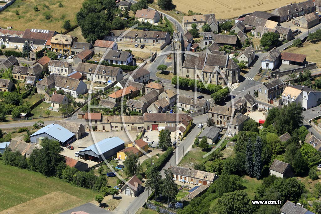 Photo arienne de Brannay