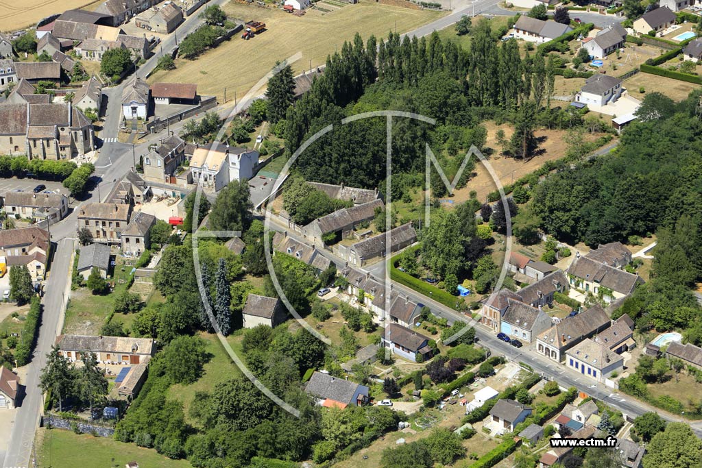 Photo arienne de Brannay