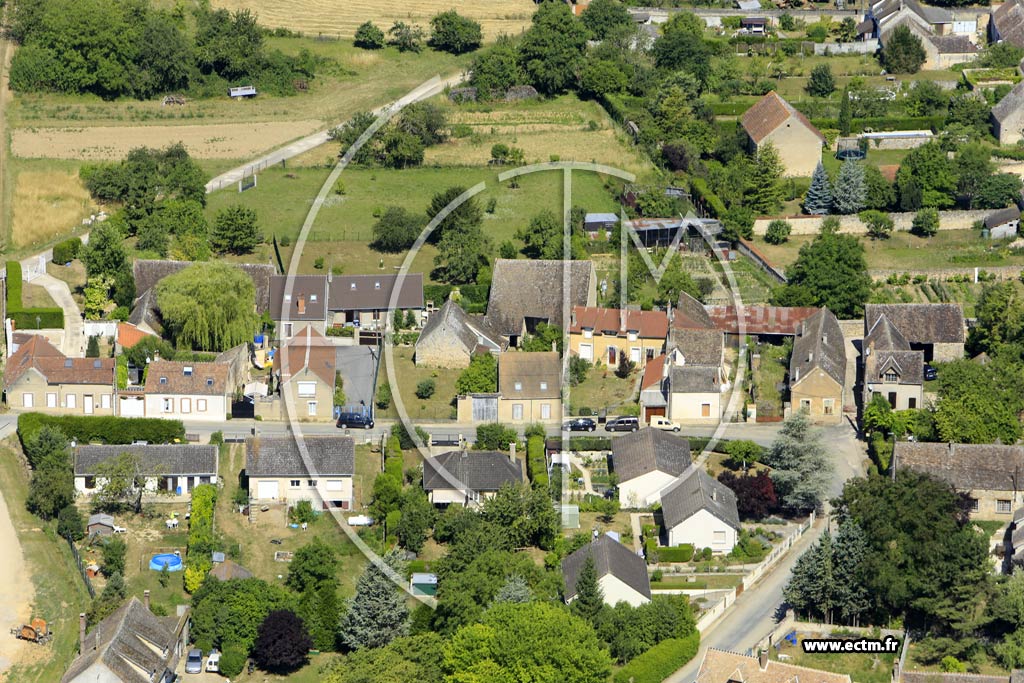 Photo arienne de Champigny (la Chapelle Champigny)